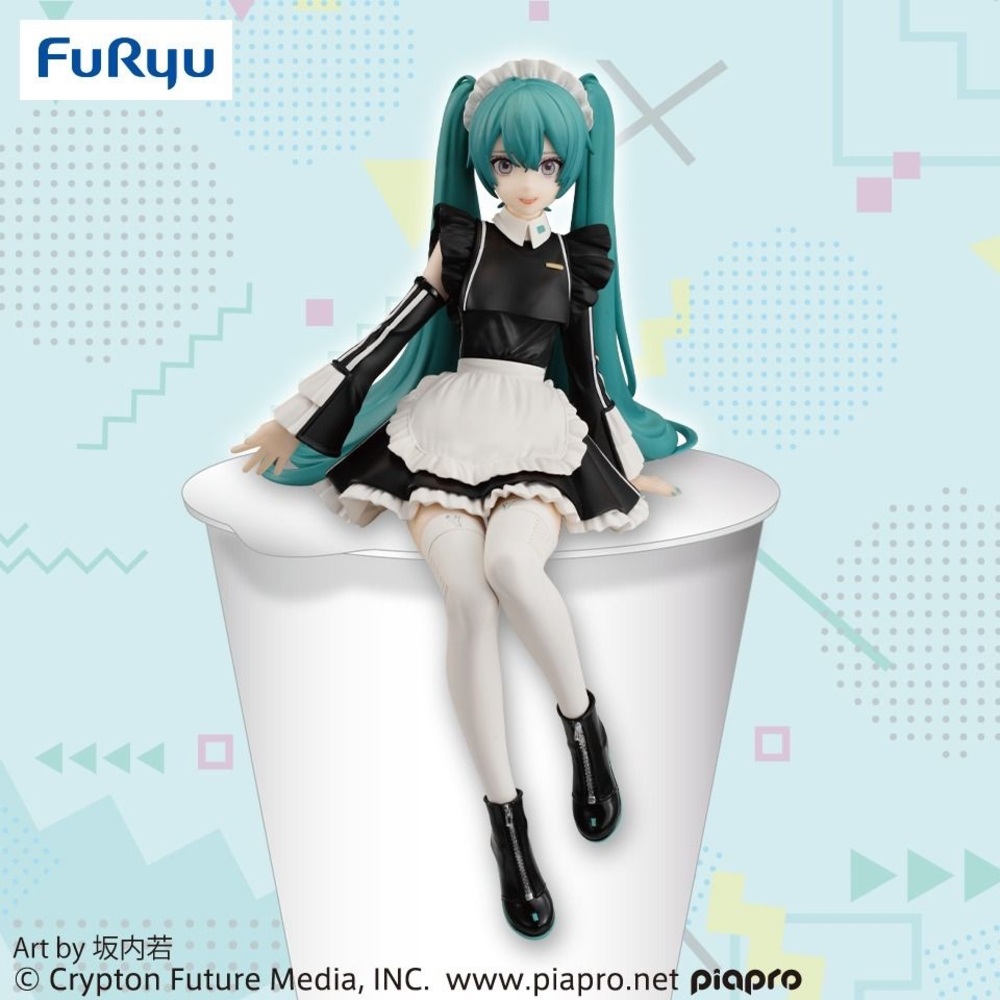 Vocaloid Hatsune Miku Sporty Maid Noodle Stopper Figure FuRyu (100% authentic)